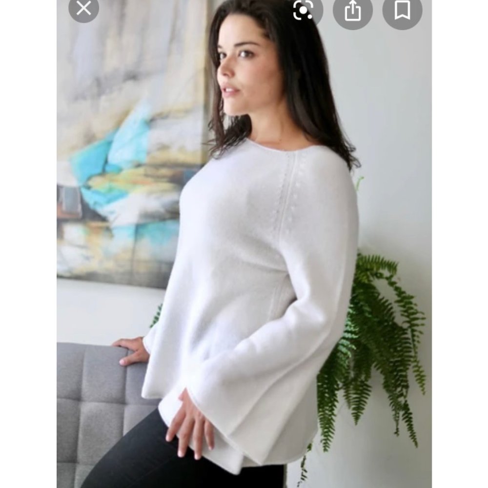 New Oats Cashmere Ivory sweater